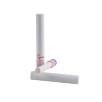 Tube de baume à lèvres, rouge à lèvres et brillant à lèvres vide, personnalisable, en or blanc, avec marquage à chaud, pour emballage cosmétique de marque privée