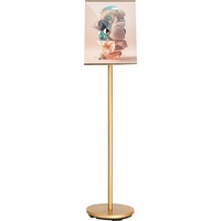 Support de signalisation rectangulaire réglable A4/A3 pour centre commercial, support de sol en acrylique pour affichage horizontal et vertical en extérieur pour hôtel