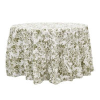Nappe en polyester, coton et lin à motif végétal, teinte unie, faite à la main, écologique, réutilisable, style moderne pour la maison, vente en gros