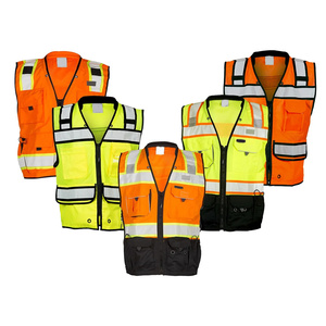 Chaleco de Seguridad Ligero, Impermeable, Transpirable, con Malla de Ventilación, Plegable, de Alta Visibilidad para Hombre, Poliéster/Algodón, para Uso en Verano - Product Image 4