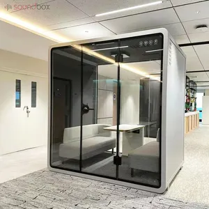 Cabina <span class=keywords><strong>de</strong></span> oficina portátil móvil Insonorización Reunión Pod Cabina <span class=keywords><strong>de</strong></span> teléfono Aislamiento <span class=keywords><strong>de</strong></span> sonido Pods <span class=keywords><strong>de</strong></span> oficina privada - Product Image 2