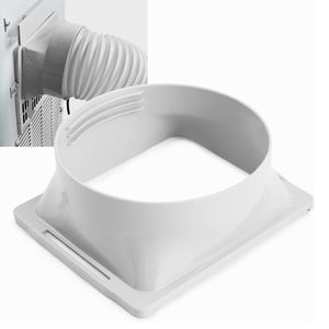 Kit d'adaptateur de fenêtre de coupleur de tuyau d'échappement AC <span class=keywords><strong>Portable</strong></span> carré à rond de 5.9 "pour accessoire de Ventilation de maison de climatiseur Mobile - Product Image 5