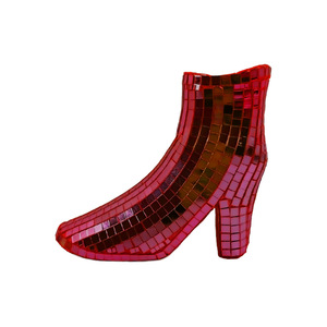 Vente directe d'usine paillettes Disco chaussures verre talons hauts pour femmes-fête Banquet décor pendentifs Thanksgiving dos école - Product Image 3