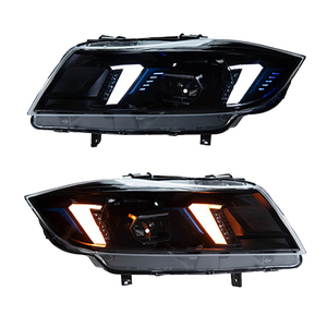 YU GUANG para <span class=keywords><strong>BMW</strong></span> 3 Series 325i <span class=keywords><strong>320i</strong></span> 335i <span class=keywords><strong>E90</strong></span> Luz de cabeza 2005 <span class=keywords><strong>2009</strong></span> 2012 accesorios de coche actualización ojos de serpiente luces delanteras faro - Product Image 1