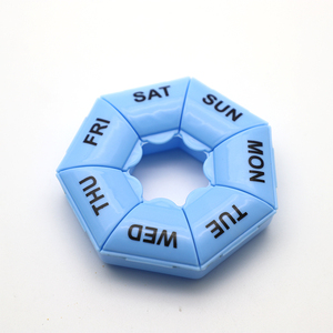 7 giorni settimanali organizzatore di pillole scatola colorata per una settimana a forma di petalo pillola intelligente/scatola di medicinali - Product Image 2