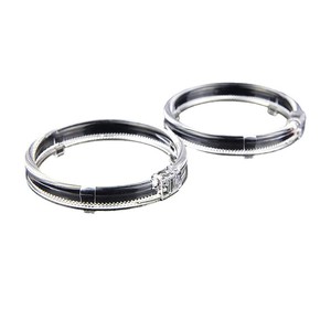 แหวนไฟ LED Angel Eye ขนาด 95 มม. สำหรับติดตั้งไฟหน้ารถยนต์ อัพเกรด 12V พร้อมฟังก์ชั่นหรี่ไฟ - Product Image 2