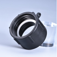 Adaptateur d'accessoire de valve de citerne IBC transfrontalier, raccord femelle à tête hexagonale droite, filetage grossier/fin 2 pouces, 1 pouce, 1 1/2