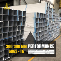 Tube rectangulaire en aluminium de grande taille 6063 T5, extrusion personnalisée 60x40 80x40 100x50 120x60 150x80mm, section creuse, usine OEM