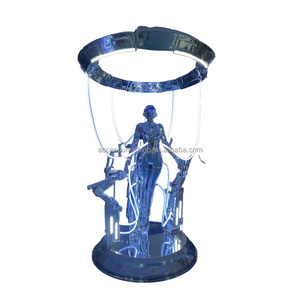 Escultura Club Bar KTV Decoración Artesanía de fibra de vidrio Tecnología futura Obra DE ARTE Estatua Lámpara de pie Escultura - Product Image 6