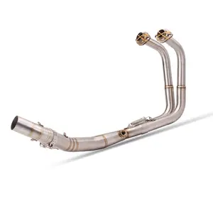 2022 Ninja400 z400 Full System 51mm Motorcycle Middle Front Link Pipe Slip-on Exhaust Ninja z 400