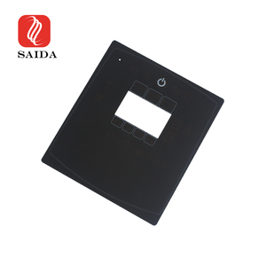 Vidrio templado cuadrado de 3mm con borde negro para aplicaciones médicas - Product Image 1