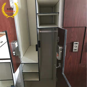 ตู้ล็อกเกอร์กันน้ำขนาดกะทัดรัดทันสมัย ราคาโรงงาน สำหรับสำนักงาน สนามบิน บ้านพักตากอากาศ พร้อมสถานีชาร์จในตัว 2 ตู้ล็อกเกอร์ขนาดกะทัดรัด 2 ตู้ - Product Image 6