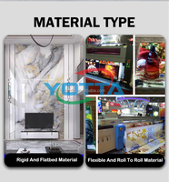 Pour Yotta YC2500Hr hybride publicité extérieure imprimante UV 1.8m/2m/2.5m/3.2m toile industrielle vinyle rouleau à rouleau imprimante à jet d'encre