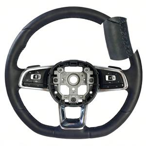 Volant en cuir personnalisé modifié pour VW Volkswagen <span class=keywords><strong>Golf</strong></span> R 5 6 7 MK5 MK6 MK7 CC GTI MK7.5 Jetta Passat - Product Image 3