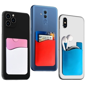 Portefeuille de téléphone en silicone avec adhésif - Porte-cartes personnalisé pour promotions et cadeaux - Product Image 2