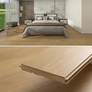 พื้นไม้แอชหลายชั้นเคลือบแว็กซ์กันความชื้น พร้อมมาตรฐาน AC4 และระบบคลิ๊กล็อค สำหรับห้องนอนในอพาร์ตเมนต์ - Product Image 6