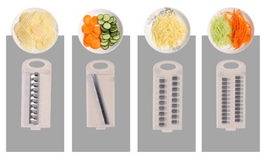 Multifunction Raw <b>Vegetable</b> Cheese <b>Fruit</b> Prosciutto Ham Potato Tomato Apple Stainless Steel Slicer Machine for Kitchen - Product Image 5