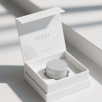 Boîte en papier rigide avec couvercle magnétique, emballage écologique personnalisé avec logo en relief, pour cosmétiques, maquillage, huile essentielle, sérum, crème pour le visage