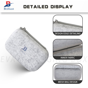 Bolsa organizadora electrónica ligera y duradera con cremallera <span class=keywords><strong>EVA</strong></span> para Cable de viaje, Cable ordenado, bolsas de propósito especial, estuches - Product Image 2
