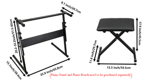 Clavier électronique musical BD Music pour l'éducation précoce, 61 touches, jouet en <span class=keywords><strong>plastique</strong></span> avec haut-parleur intégré et prise casque - Product Image 4