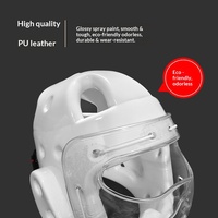 Casque intégré pour enfants XLAN à design ouvert pour l'entraînement au taekwondo, au karaté, au sanda et à la boxe - Protection de la tête unisexe