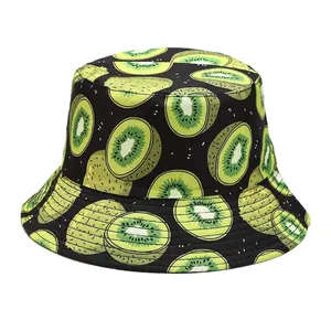 Benutzer definierte Baumwolle gedruckt gestickt Logo Muster Eimer Hut