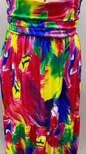 Venta al por mayor de fábrica 2025 mujeres europeas y americanas vestido de tirantes con espalda descubierta Floral flor étnica <span class=keywords><strong>Bohomia</strong></span> Maxi Vestido de playa - Product Image 6