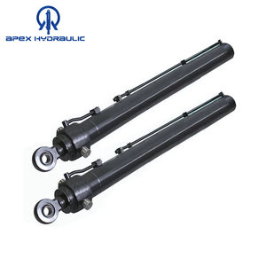 Pompa Idraulica Telescopica Elettrica a 5 Stadi da 30 Tonnellate 12V con Telecomando e Flangia Rotonda per Camion della Spazzatura - Product Image 4