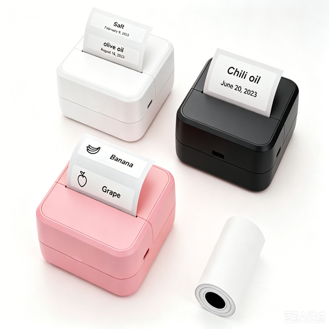Super Cheap Wireless 58mm Thermal Barcode Label Printer P5B Handheld for 2inch Portable Mini Sticker Printer in Stock