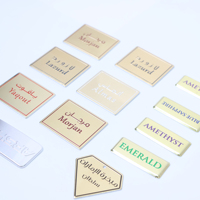 Étiquettes de parfum en aluminium personnalisées pour bouteilles de parfum
