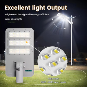 Farola Solar de Aluminio IP65 de Alta Potencia 100W-150W Todo en Uno Impermeable para Carreteras con 3 Años de Garantía MT MTR-3 Led - Product Image 1