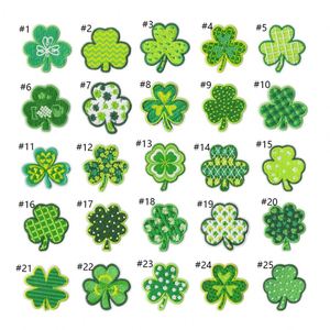 Patchs thermocollants brodés Trèfle porte-bonheur Culturelle pour la Saint-Patrick - Product Image 2
