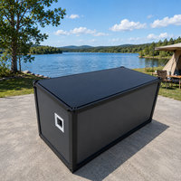 Conteneur préfabriqué portable en gros, maison modulaire démontable, bureau mobile en kit, cabane de chantier, conteneur de chantier