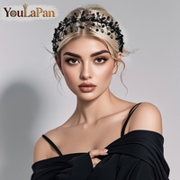 YouLaPan – bandeaux exquis pour femmes, accessoires de cheveux à la mode pour mariages, mariées, banquets, danses, avec strass faits à la main, YXA227