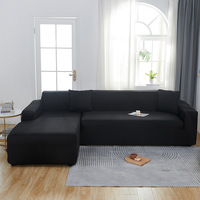 Housses de protection élastiques modernes matelassées pour canapé d'angle 1/2/3/4 places, entièrement enveloppantes et lavables à 100 %