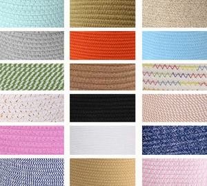 Panier de rangement moderne en corde de coton fait main panier à jouets panier à couches organisateur pour <span class=keywords><strong>bébé</strong></span> - Product Image 6