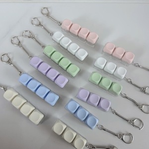 Keyboard Caps Toy <b>Press</b> Stress Relief Fidget Key Toy <b>Button</b> Key Caps Fidget Keychain Keyboard Keychain Toys Finger Keyboard - Product Image 2