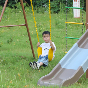 Good Quality Children Plastic Mental Slide And <strong>Swing</strong> Manufacturer Kids Playhouse With Slide <strong>Outdoor</strong> Garden Yard Playground