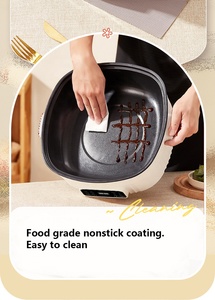 6L Nồi lẩu nồi súp nồi không dính lớp phủ điều khiển cảm ứng thông minh Bếp điện đa chức năng - Product Image 5