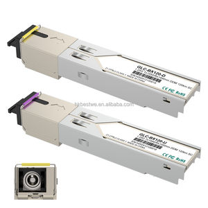 Émetteur-récepteur SFP à fibre optique SC 1.25G 120KM longue portée monomode monofibre 1310nm/1550nm Module SFP GLC-BX120 DDM Garantie 36 mois - Product Image 1