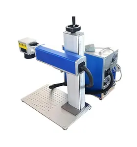 HighSpeed 50W Fiber Laser Marking Machine Co2 Laser Engraving Machine Metal Business Card Engraving