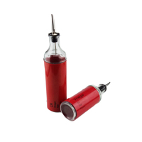 Bouteilles de stockage en verre vides pour épices avec des couvercles verseurs de bonne qualité Utilisation en camping Capacité 360 ml/650 ml