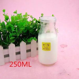Best quality sealed glass Red Rabbit shape <span class=keywords><strong>for</strong></span> <span class=keywords><strong>the</strong></span> different style milkshake 280 ml glass bottle - Product Image 4