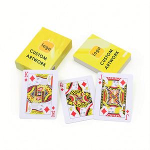High Quality Poker <b>Card</b> Deck 0.32Mm 0.35Mm Promotional Gift Custom Logo Waterproof PVC <b>Playing</b> <b>Cards</b> - Product Image 6