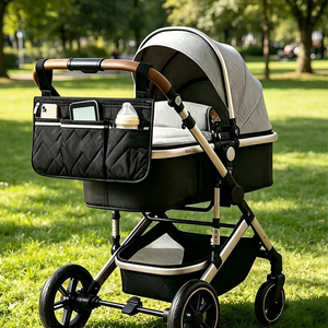 Sac Organisateur Universel pour Poussette avec Porte-Gobelet pour Chaises de Pêche Extérieures, Sac de Rangement Suspendu pour Essentiels de Bébé et Couches - Product Image 5