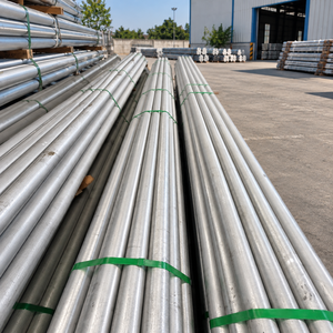 Billets en aluminium 6005 T6 disponibles en diamètre de 7 pouces (178 mm) de longueur, avec matériau en alliage de qualité primaire homogène conforme à la norme ASTM - Product Image 1