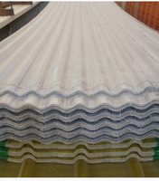 Plaques de toiture en PRV, panneaux ondulés en polycarbonate, film thermofixe Melinex anti-âge, surface pliable, découpe HLT