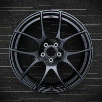Nuevas Llantas de Aleación de Aluminio Forjadas en Negro Mate de Lujo para Carreras, Multirradio, 17-20 5x114.3/100/112 para Golf 4-8 GTI Polo 5-6