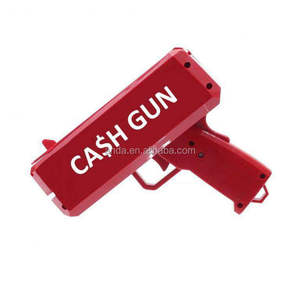 [Foto REAL] fábrica Original logotipo OEM cromo oro color negro surpreme efectivo dinero de Cannon arma - Product Image 2