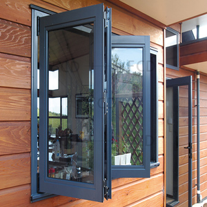 <span class=keywords><strong>Ventana</strong></span> Plegable de Diseño 3D CAD para Villa, Personalizable, de PVC/Aluminio y Vidrio, Tipo Acordeón - Product Image 5